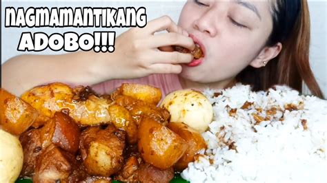 Nagmamantikang Chicken And Pork Adobo Classic Adobo Mukbang