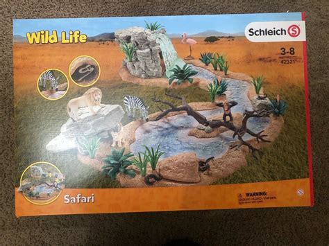 Schleich Great Adventure Watering Hole 42321 Safari Waterfall Ebay