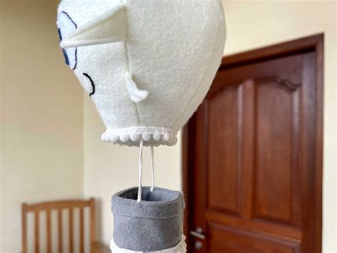 Pdf Meowth Hot Air Baloon Pattern Pokemon Baby Mobile Etsy