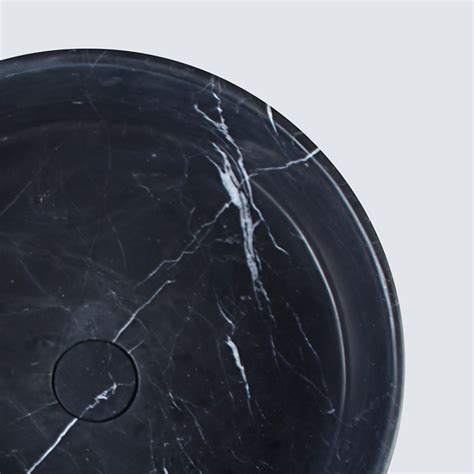 Nero Marquina Marble Honed Freestanding Basin 1519