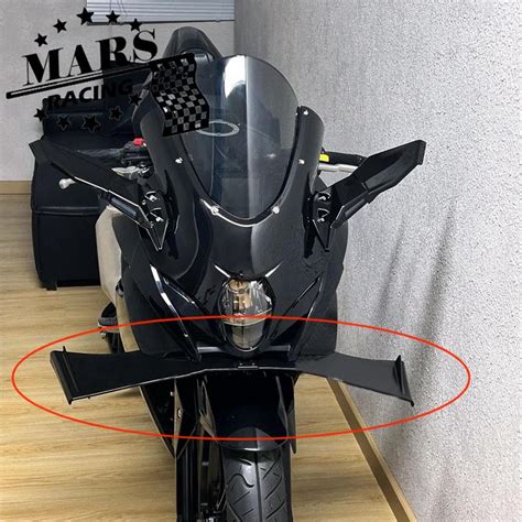 Motorcycle Sport Downforce Naked Forntal Spoilers Aerodynamic Wing