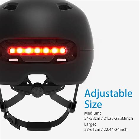 Casco De Bicicleta Inteligente Protección Y Tecnología Iccsi