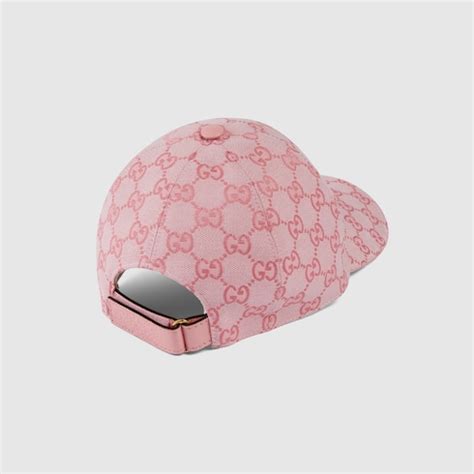 Casquette En Toile Gg En Rose Gucci Fr