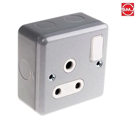 Mk G2873alm 15a 1 Gang Metalclad Switched Socket Outlet Sirim Approved Metal Clad Switch