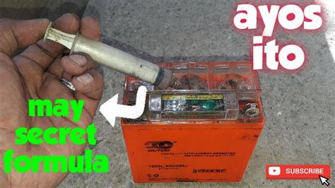 Paano Palakasin Ang 12volt Battery Ng Motor YouTube