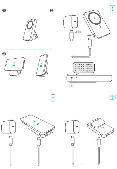 ANKER 633 Magnetic Wireless Charger Battery (MagGo) User Guide