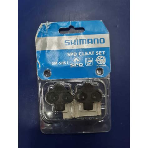 Shimano Spd Cleat Sets Sm Sh51 Packaging Dented Shopee Malaysia