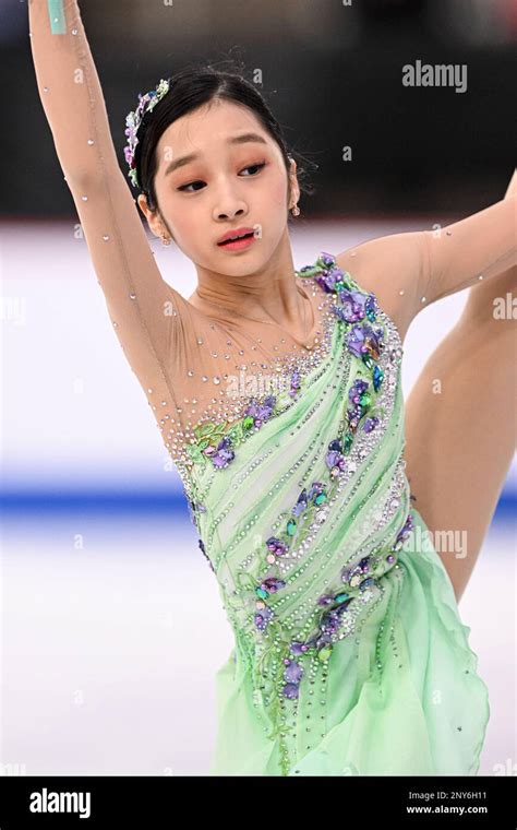 Jia Shin Kor During Junior Women Short Program At The Isu World