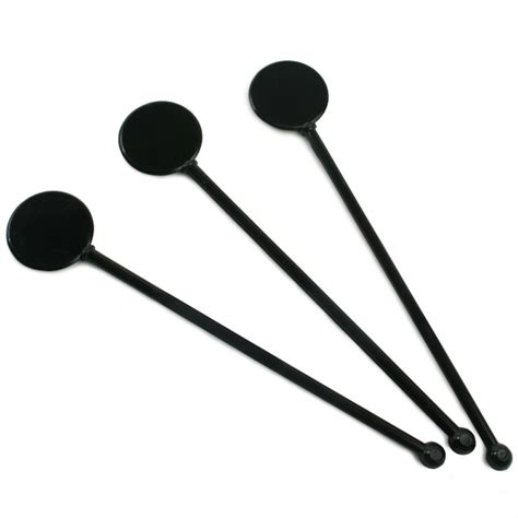 Swizzle Stick Disc Stirrers Black Cocktail Stirrers Swizzle Sticks