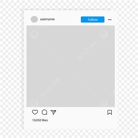 Social Media Frame Vector Hd Images Social Media Photo Frame Template