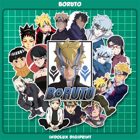 Jual Sticker Boruto Uzumaki Stiker Anime Naruto Jurnal Scrapbook Laptop