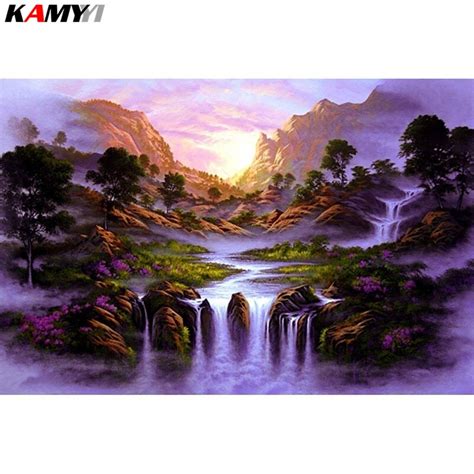 Diamond Painting Landscape 5D Diy Diamond Embroidery Mountain Full