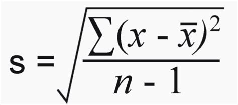 Standard Deviation Formula – GD&T Basics