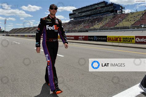 June Brooklyn Michigan Usa Denny Hamlin Fedex Express