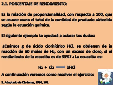 Ppt Estequiometr A Rendimiento De Reacci N Y Pureza Profesor Fabio