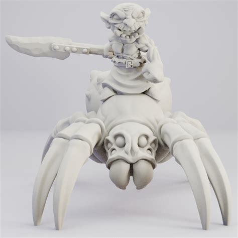 Hot Goblin ゴブリン蜘蛛乗り ポーズC ミニチュア ホットゴブリン 騎獣