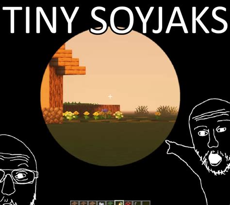 Two Soyjaks Pointing Spyglass That One Meme Minecraft Texture Pack