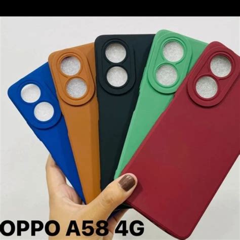 Oppo A58 4g A58 5g Softcase Pro Camera Casing Silikon Pelindung Hanphone Lazada Indonesia