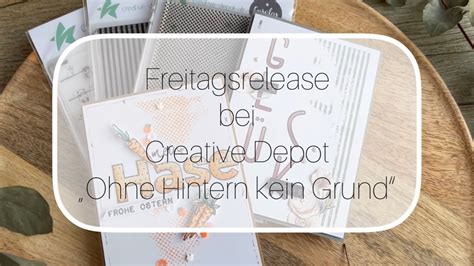 Freitagsrelease Bei Creative Depot Ohne Hintern Kein Grund YouTube