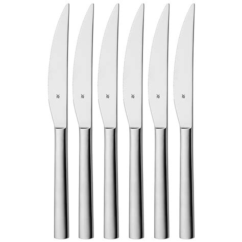 Wmf Steak Knife Set Piece Nuova Cromargan Stainless Steel Polished