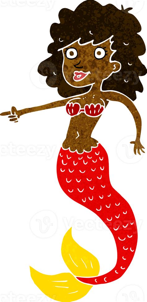 Cartoon Mermaid Drawing 46693292 Png