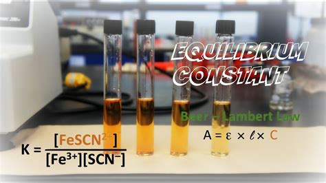 Lab Experiment 13 The Equilibrium Constant YouTube