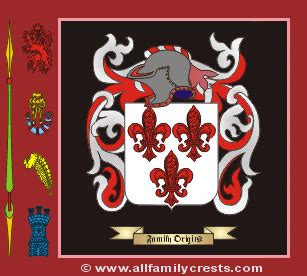 Montfort family crest and meaning of the coat of arms for the surname Montfort, Montfort name origin