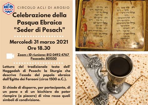 Seder Di Pesach Pasqua Ebraica News Eventi Acli Como