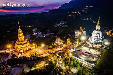 Aerial View Of Wat Phra That Pha Sorn Kaew Temple In Phetchabun