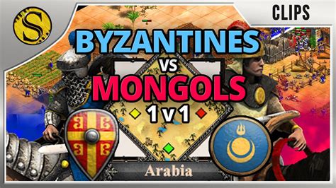 1v1 Arabia Byzantines Vs Mongols YouTube