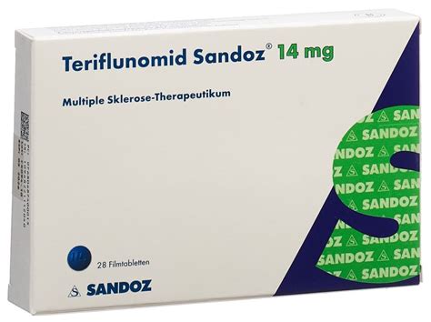 TERIFLUNOMID Sandoz Cpr Pell 14 Mg Blist 28 Pce Commander En Ligne