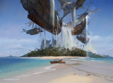 Island Mtg Art From Jumpstart Set By Titus Lunter Art Of Magic The