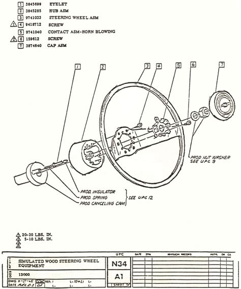 Chevy Nova Steering Column Diagram