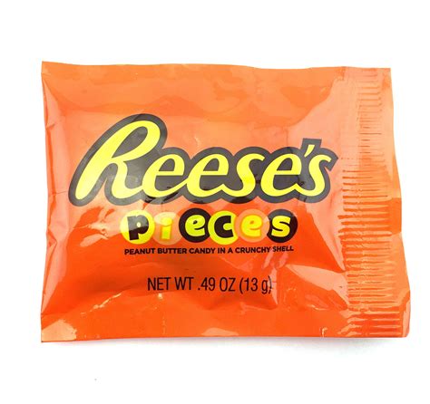 LaetaFood Bag - Reese's Pieces Peanut Butter Candy in a Crunchy Shell, Fun Snack Size 0.49-Ounce ...