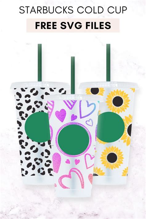 Free Starbucks Cold Cup Svg Files To Make Full Wraps