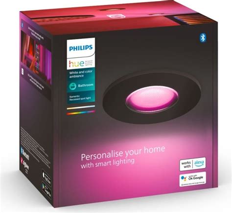 Philips Hue White And Color Ambiance Xamento Einbauleuchte Rund Schwarz