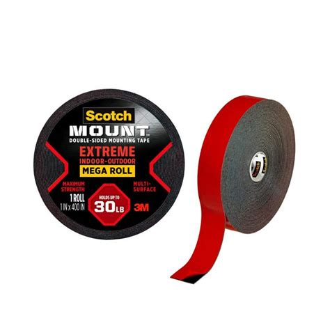 Scotch 1 In X 11 1 Yds Permanent Double Sided Extreme Mounting Tape