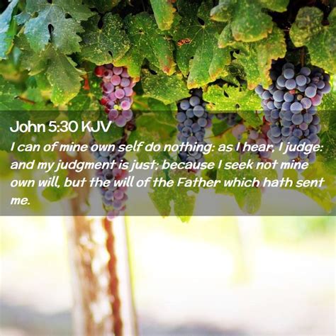 John 5 30 Kjv Bible Verse Images