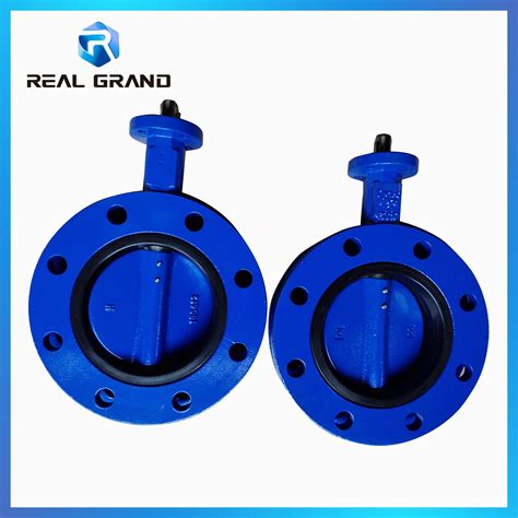 New Design Eccentric Flange Valve Wafer Manual Hand Wheel Resilient