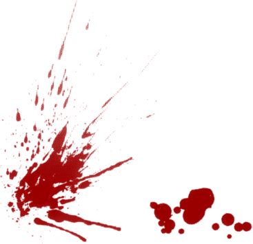 Blood splashes PNG image transparent image download, size: 367x355px