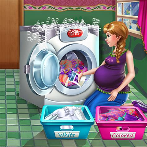 Pregnant Princess Laundry Day Game Online | Play Pregnant Princess ...