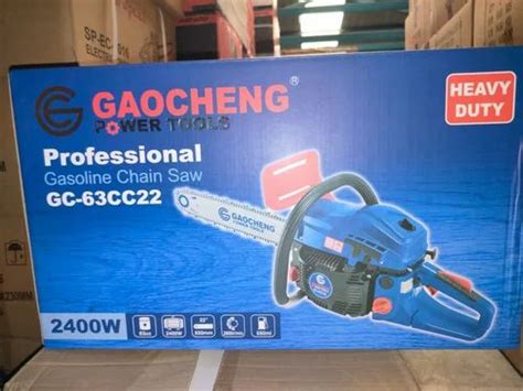 22 Inch 62 Cc Gaocheng Professional Gasoline Chain Saw 2400 W At Rs