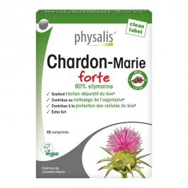 Physalis Chardon Marie Forte 45 comprimés PharmaMarket