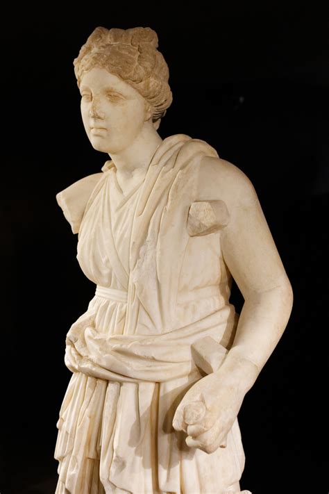 Ancientart Depicted As A Huntress Like The Diana Of Versailles