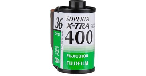 Fujifilm Fujicolor Superia X TRA 400 Color Negative Film 35mm 36