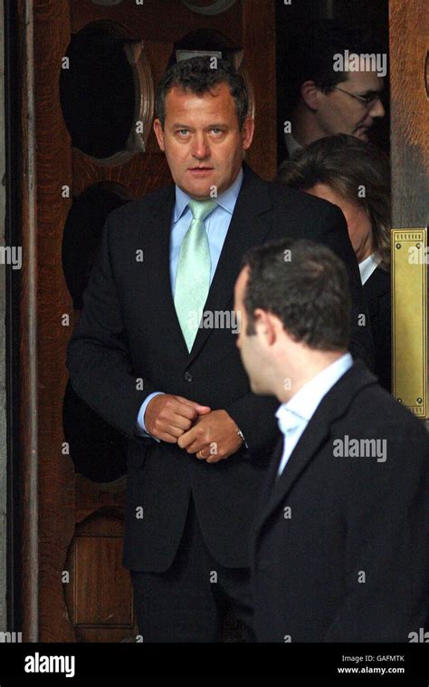 Paul Burrell The Former Butler Of Diana Princess Of Wales Poses For The Media Outside The High