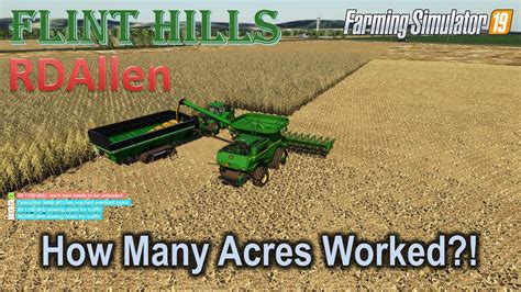 How Many Acres Worked E Flint Hills Farming Simulator Youtube