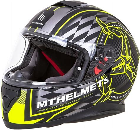 Kask Motocyklowy Mthelmets Thunder Sv Isle Of Man Opinie I Ceny Na