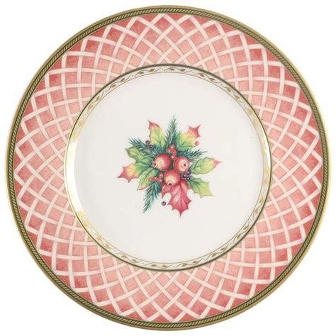 Winter Holiday Salad Plate By Fitz Floyd Fitz And Floyd Christmas