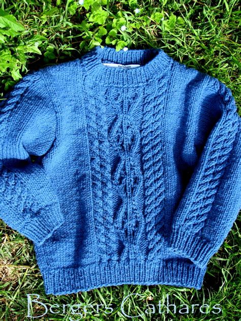 Ptit Irlandais Fiche Patron Tricot Pull Enfant Gratuite Les